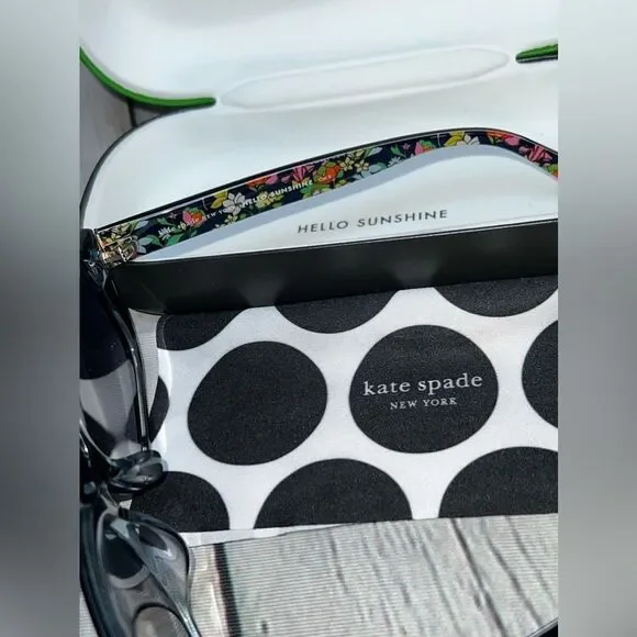 Kate Spade Ellison/F/S 807 Black/Grey Gradient Women's Sunglasses - Picture 3 of 6